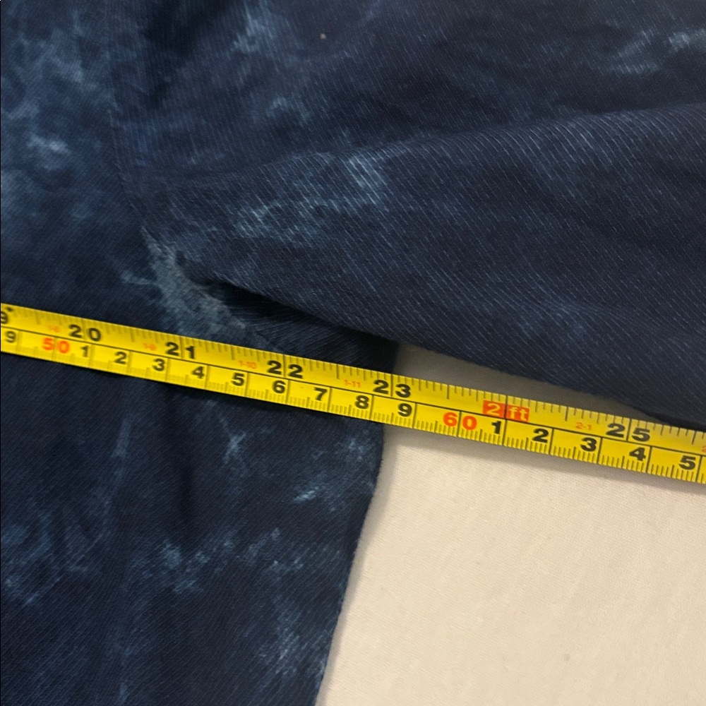 PureJill blue tie dye 100% organic cotton tunic top SZ L oversized casual boho - Picture 6 of 12